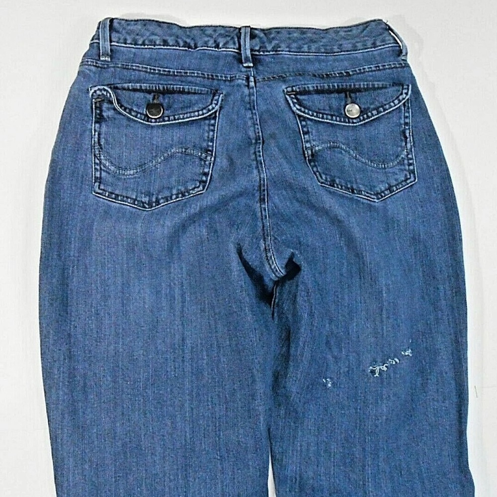 Lee Natural Bootcut Just Below The Waist Jeans S 10 Medium Waist 301/2 Inseam 32